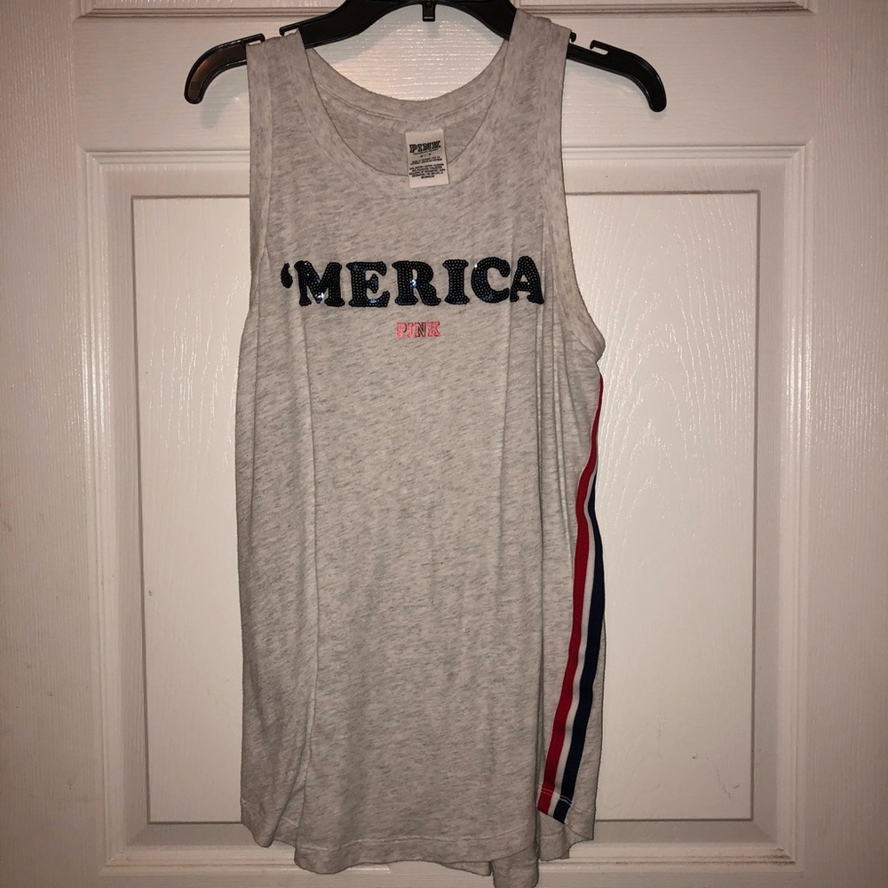 VS Pink Tank! Like new!!